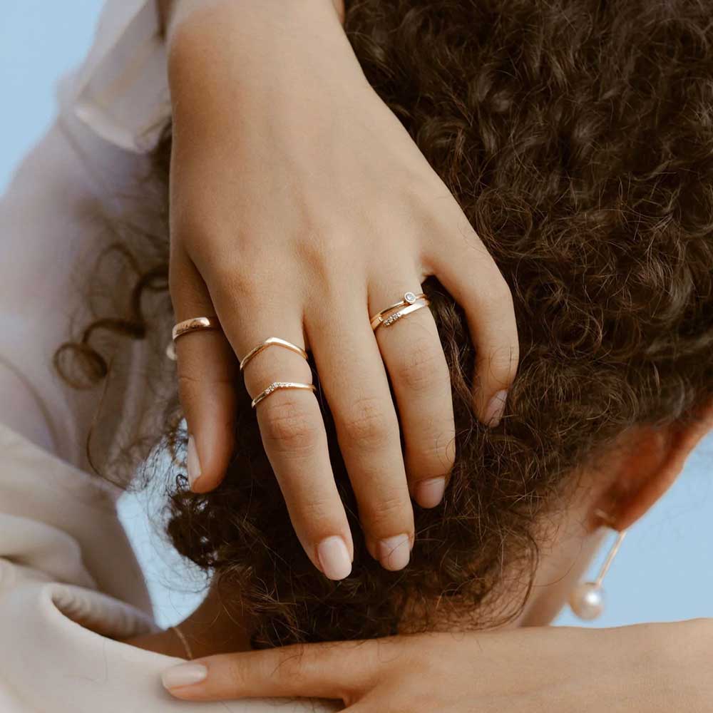 Diamond Brooklyn Bridge Ring